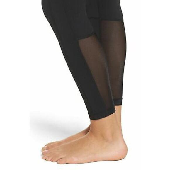 Zella Autumn High Waist Moto Ankle Leggings Black Size Small - Picture 3 of 9